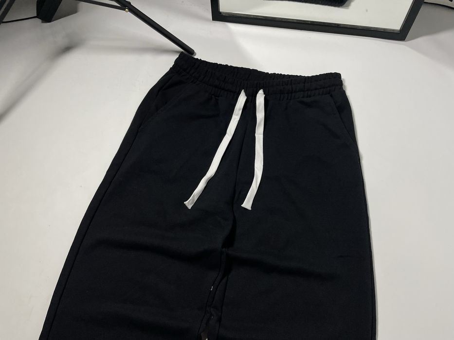 Широкі чорні спортивні штани sweatpants широкие штаны спортивки baggy