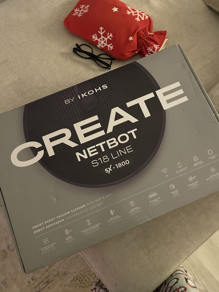 Robot aspira e lava chão Create netbot S18