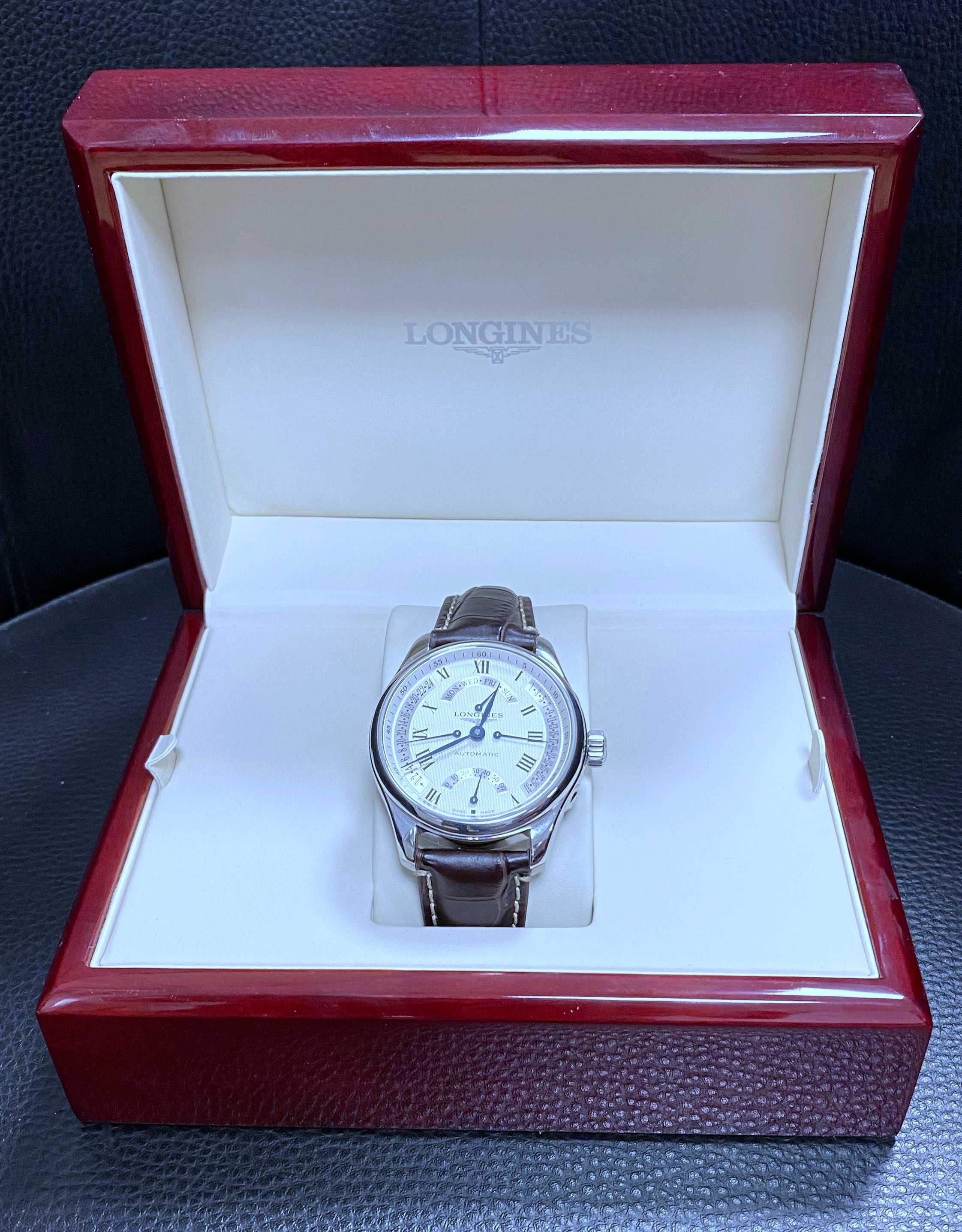 Zegarek męski Longines Master Collection Retrograde Automatic L2.717.4