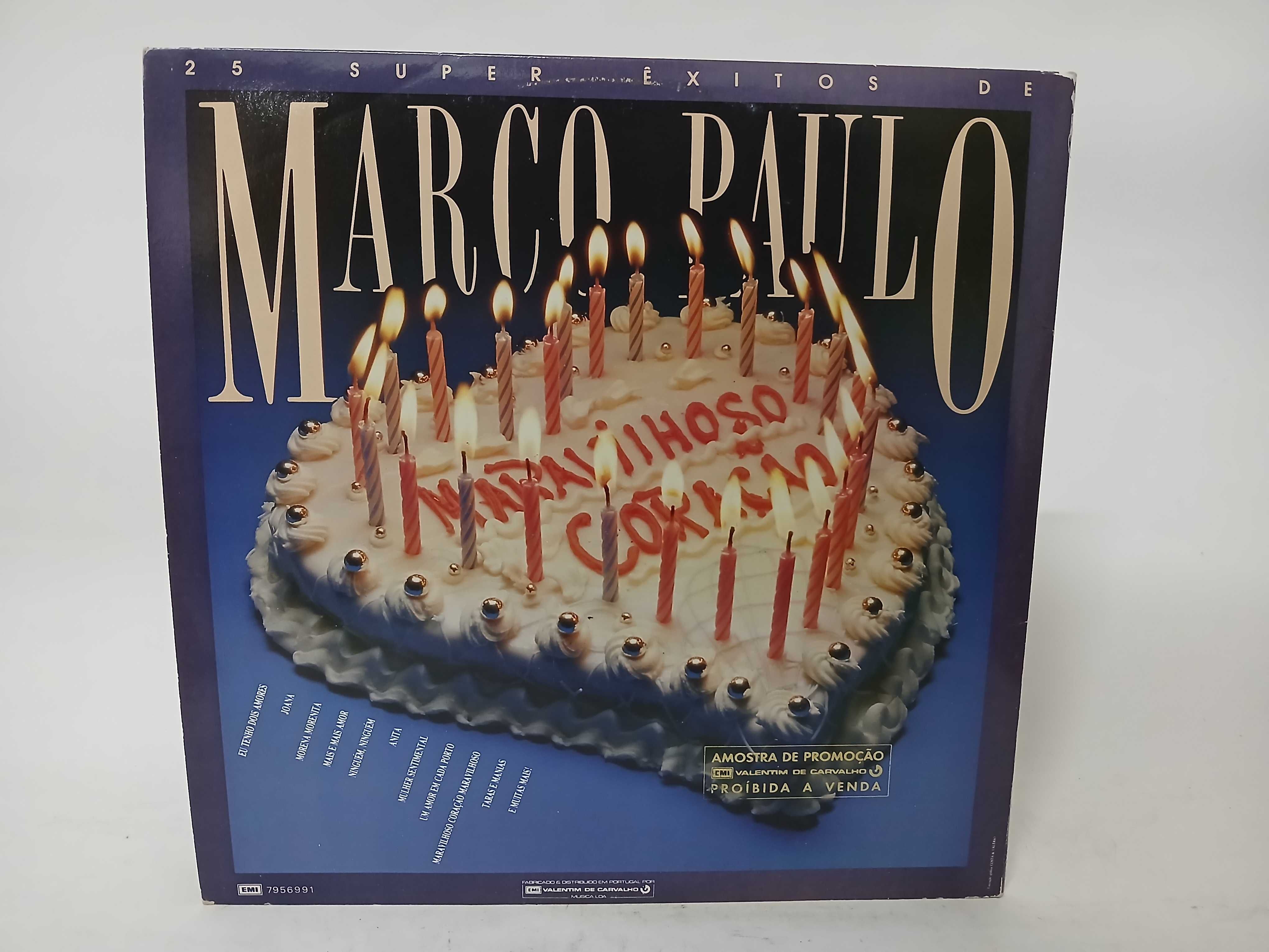 Disco Vinil duplo -Lp- Marco Paulo - Maravilhoso Coração - Autografado