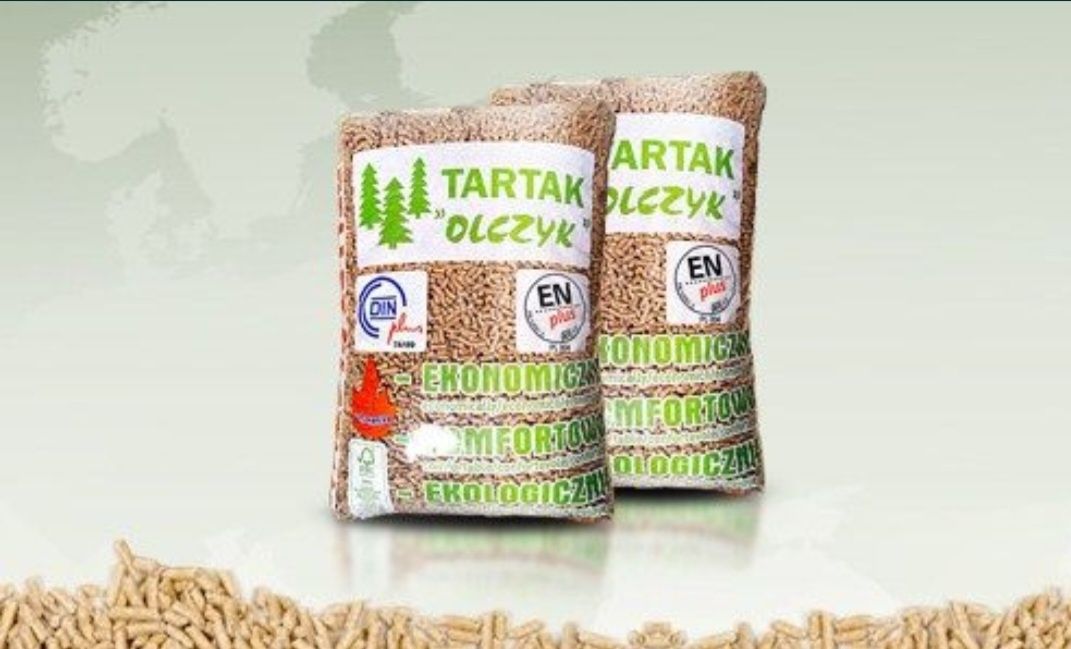 POLSKI PELLET ENplus A1 DINplus pelet drzewny 100% Eko (paleta 975kg)