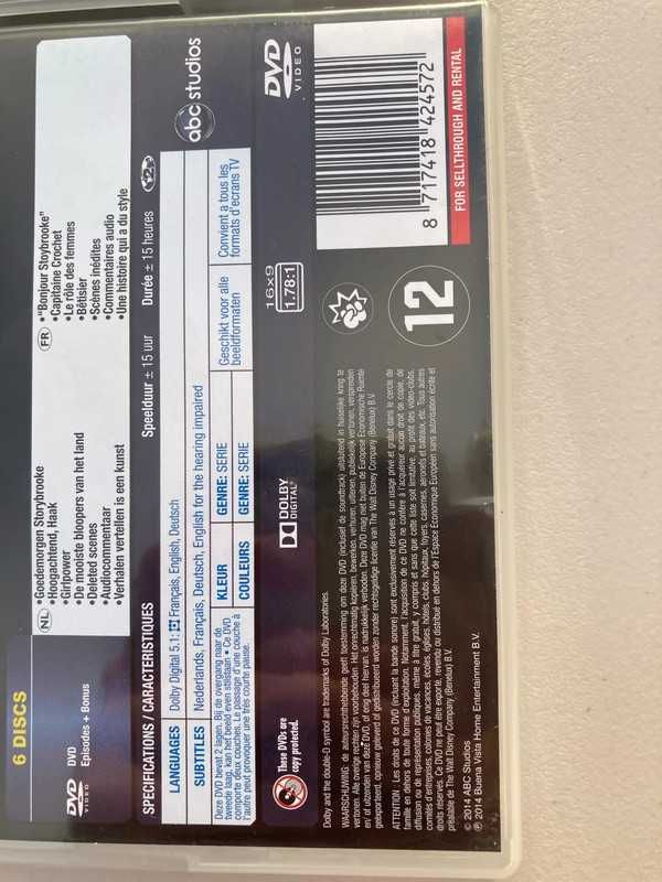 Dvd primeira e segunda temporada Once Upon a Time