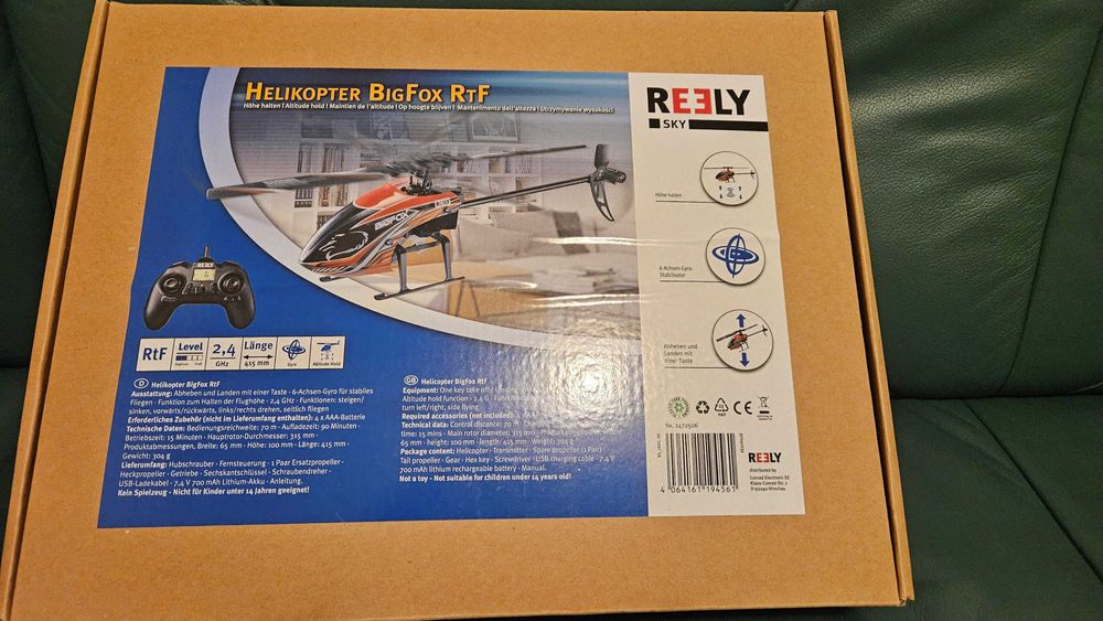 Helikopter RC  Big Fox - nowy