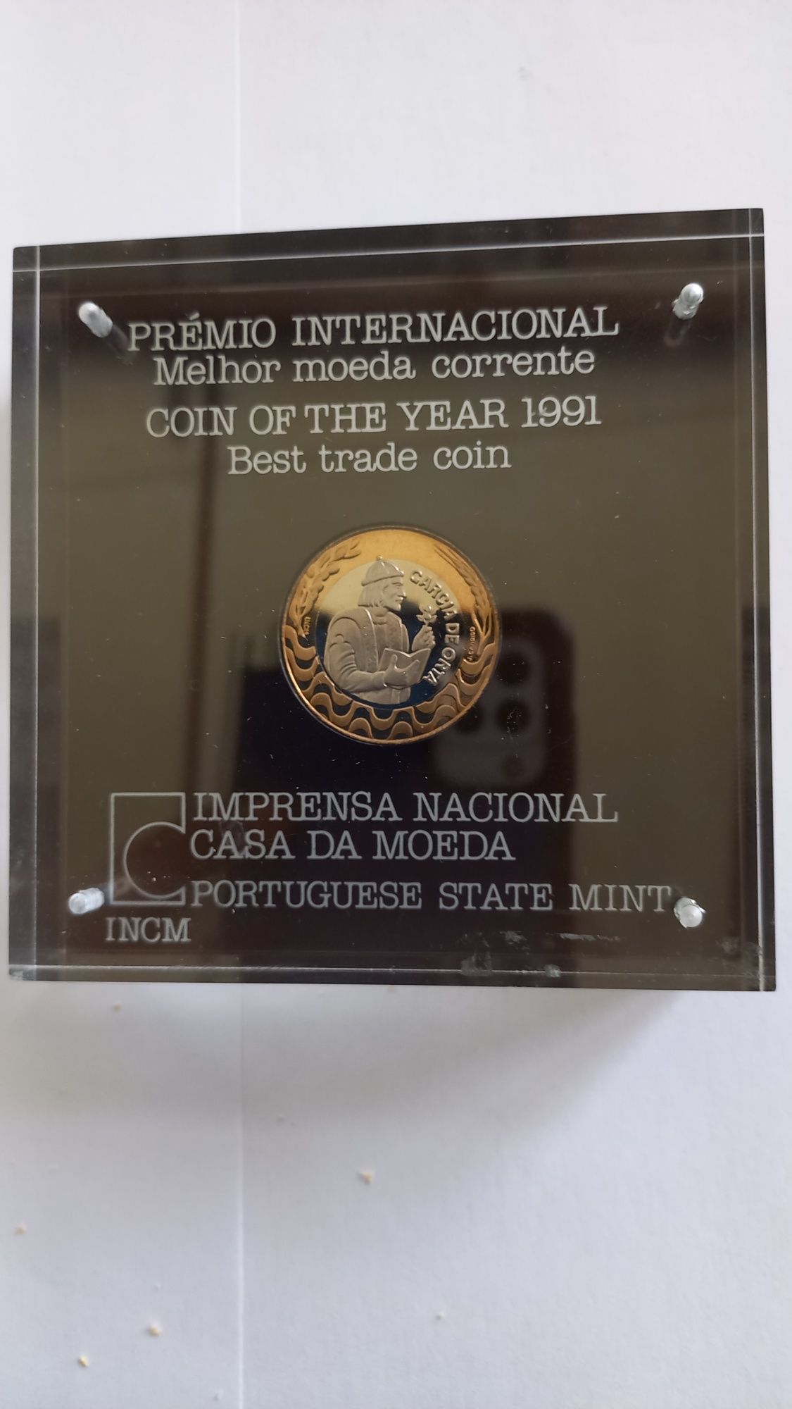 Moeda 1991 Proof Premio Coty