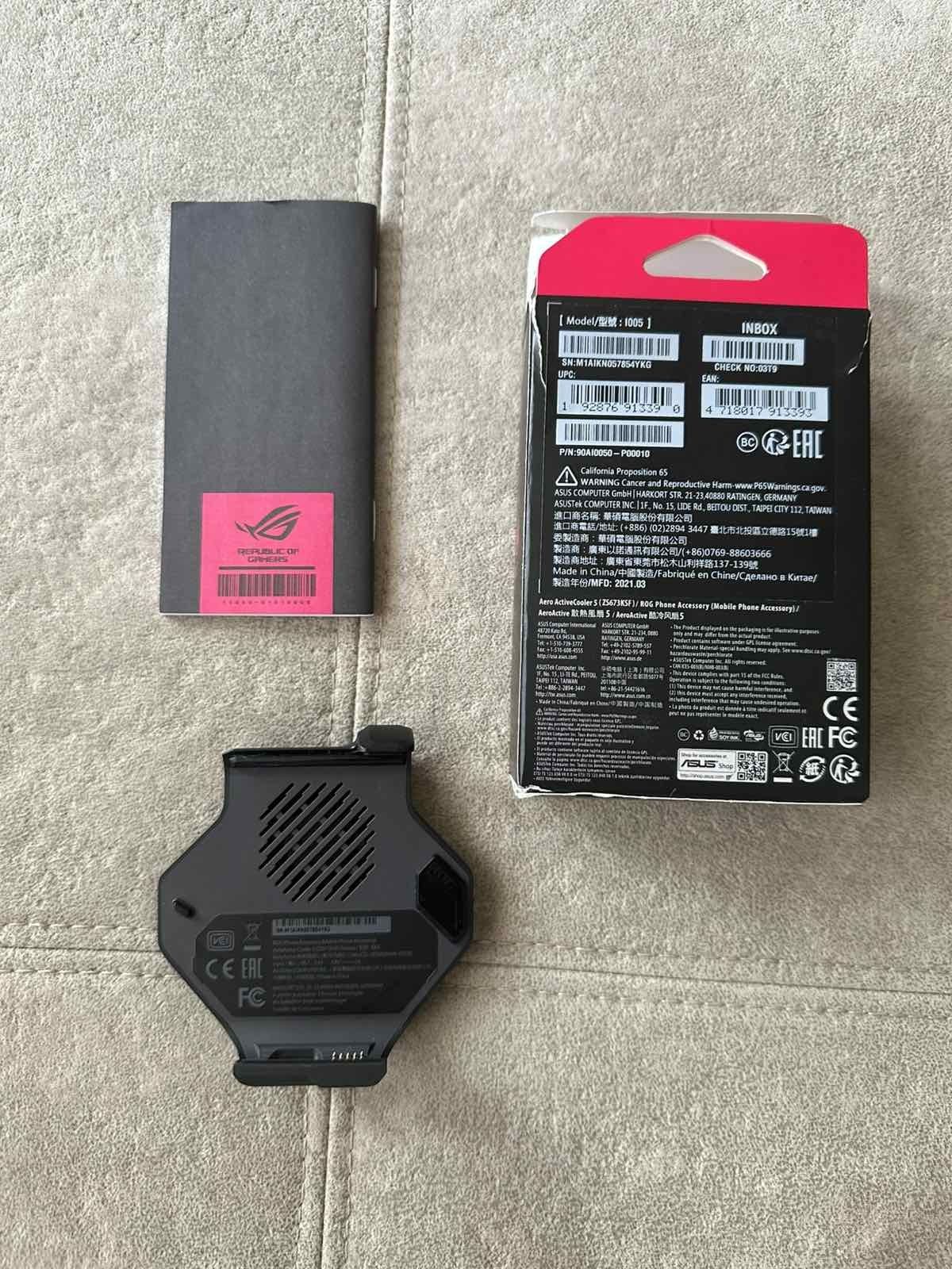 Кулер охолодження  ROG Aero Active Cooler 5