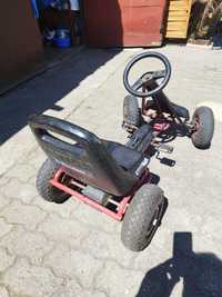 Gokart na pedały koła pompowane