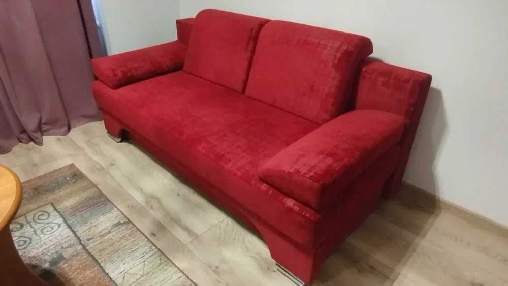 SOFA 3 osobowa z funkcją spania, welur