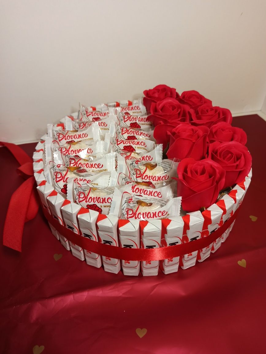 Солодкий букет подарок Їстівний букет Мильні троянди