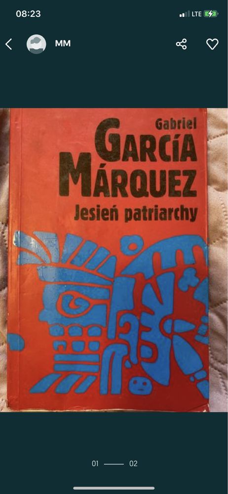 Jesień patriarchy. Gabriel Garcia Marquez