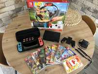 Zestaw Nintendo Switch gry mario world wonder party maker Luigi