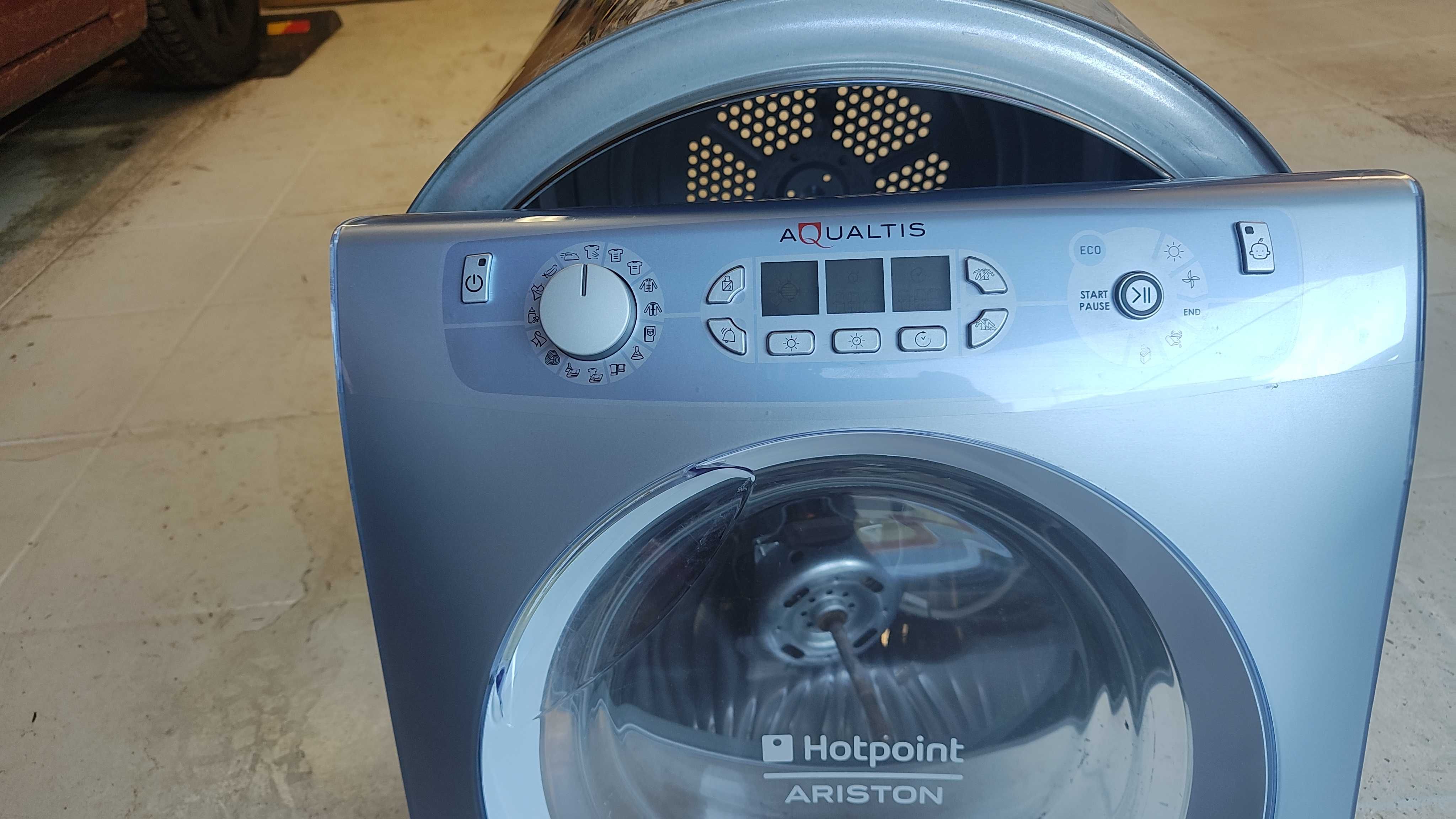 Drzwi z programatorem AQCF851 BU EU HotPoint Ariston sprawne Płyta
