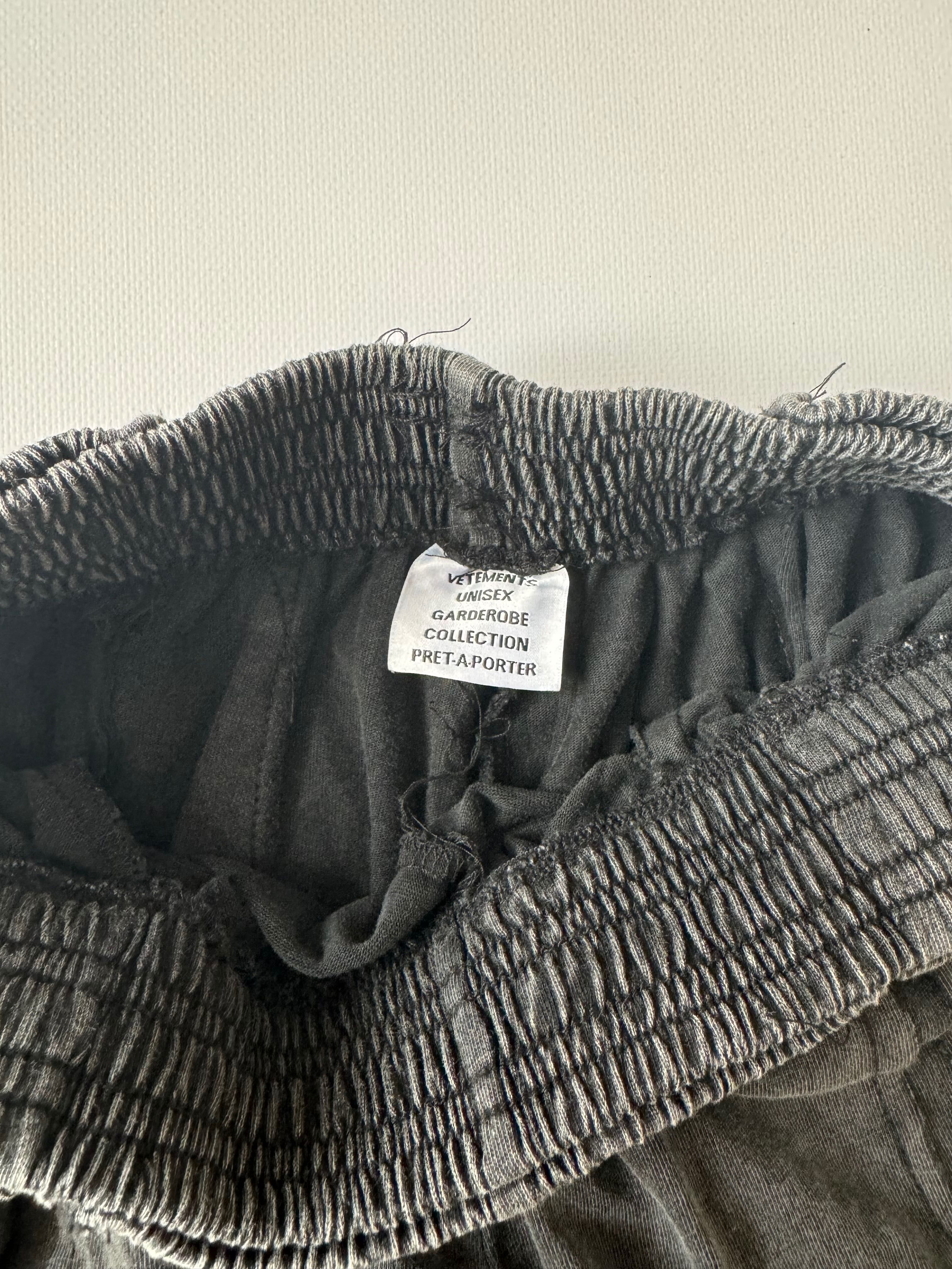 szorty Vetements Zdekonstruowane spodenki S M rick owens raf simons