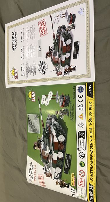 Cobi limited edition 3112 Panzerkampfwagen VI Ausf.B „Königstiger”