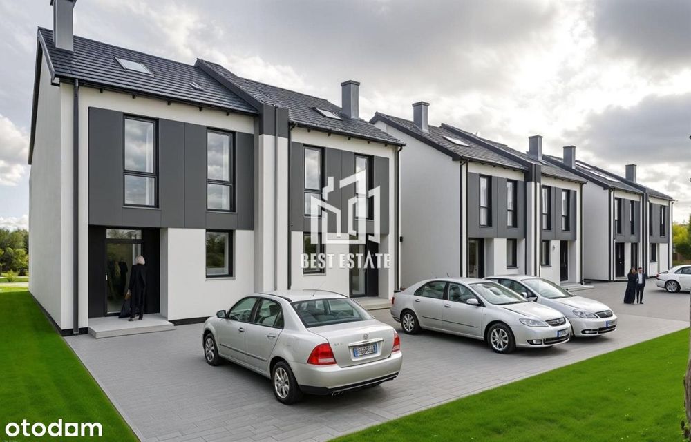 Bliżniak w mieście z wiatą i rekuperacją w cenie!