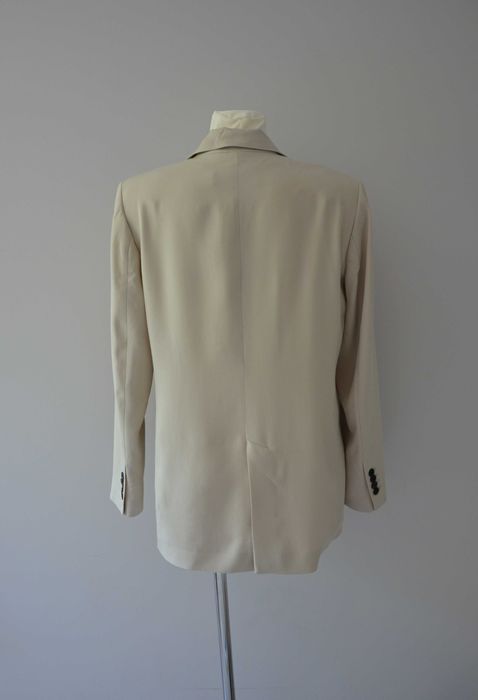Zara jasna beżowa marynarka blezer stone beige lyocell 38 M