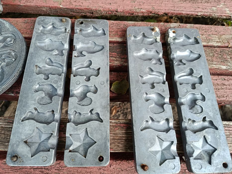 Форми для печива, цукерок, горішниця ведмедики вафельниця СССР