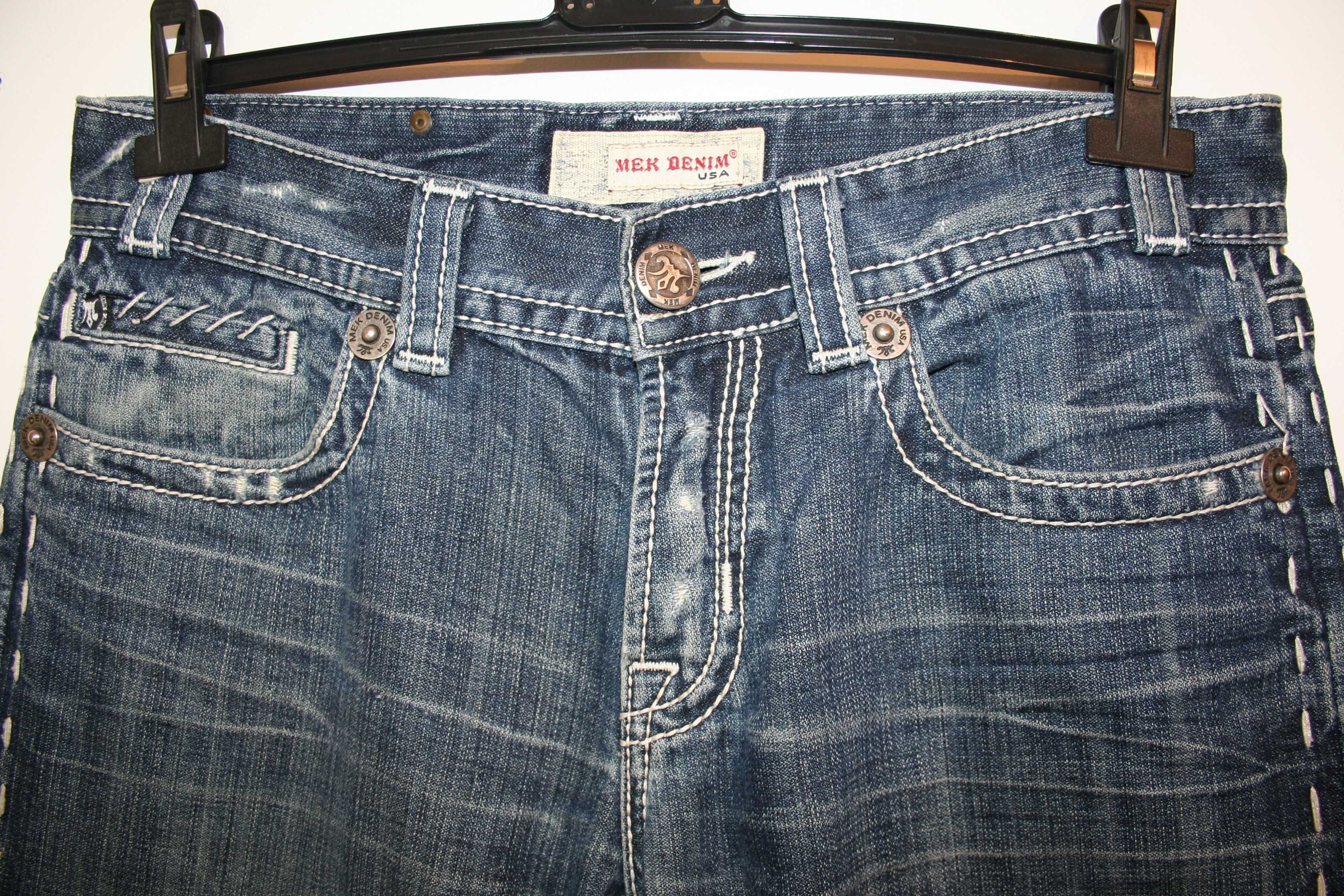 Jeans Męskie SLIM Rozmiar W31/ L34 MEK Denim USA