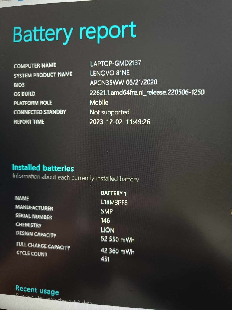 Laptop Lenovo IdeaPad S540