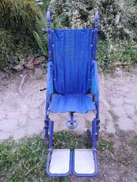 Wózek inwalidzki młodzieżwy niebieski