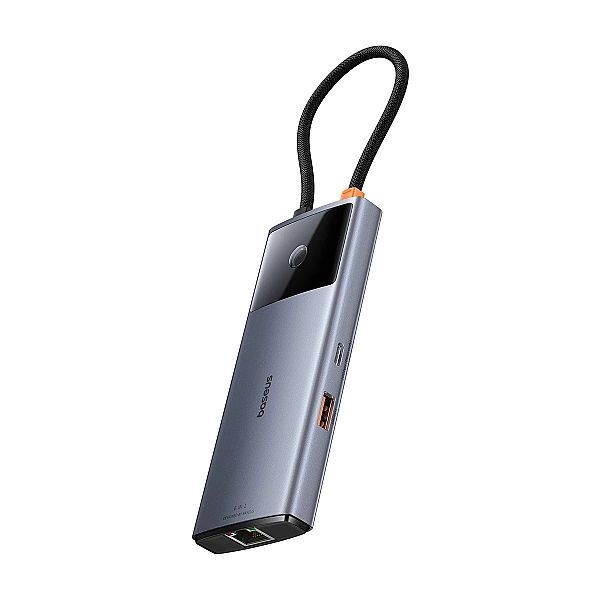 Hub Usb 6w1 Baseus Metal Gleam Series Ii Usb-a/usb-c/usb-c Pd/hdmi/rj4