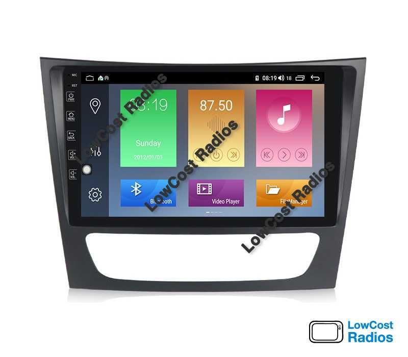 Auto Rádio GPS Mercedes Benz 9'' Classe E W209 W219 W211 - ANDROID 14