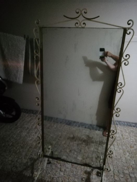 Espelho ferro forjado para restauro