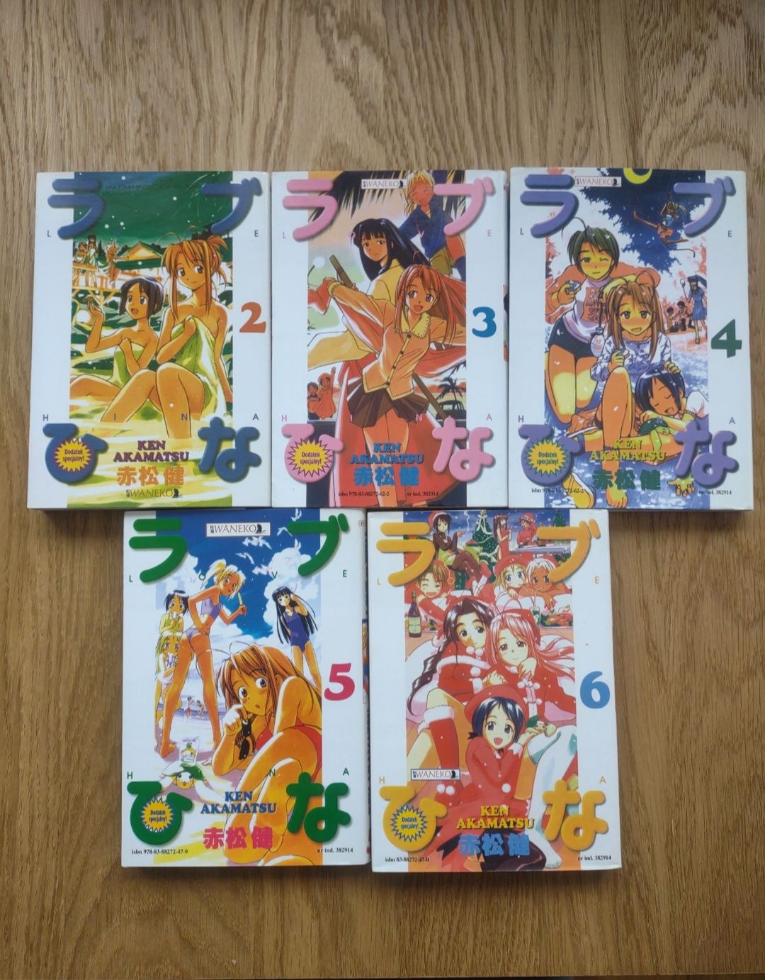 Love Hina tomy 2, 3, 4, 5, 6