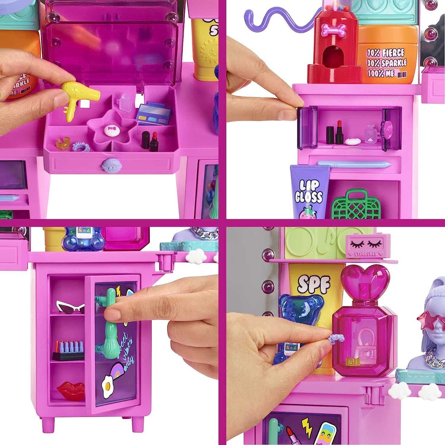Игровой набор Barbie Extra Визажный столик (GYJ70)