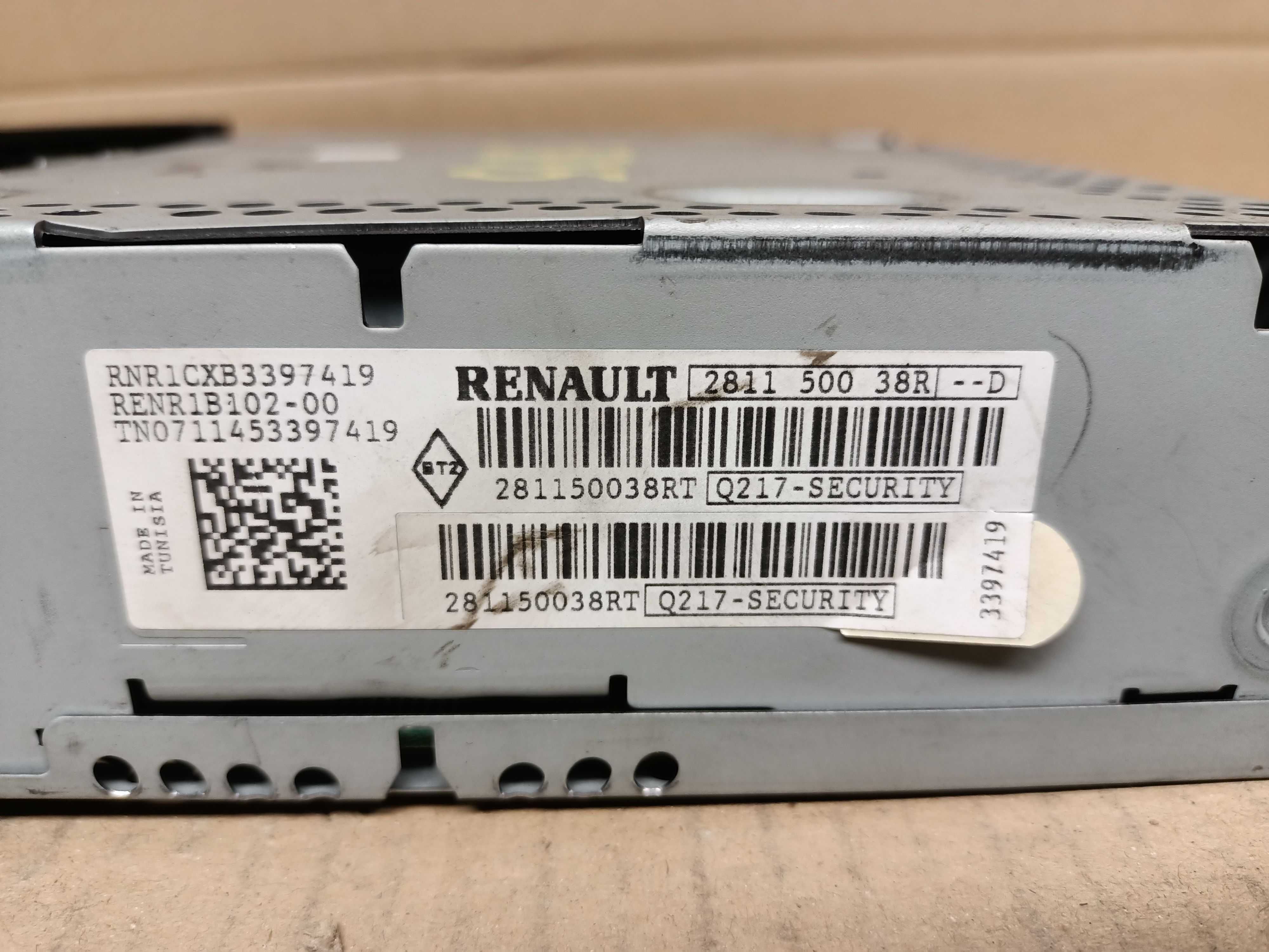 Radio renault clio  III + kod