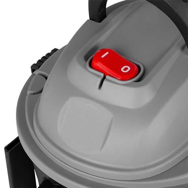 Пылесос строительный INTERTOOL DT-1015 (1 кВт, бак 15 л, 17кПа)