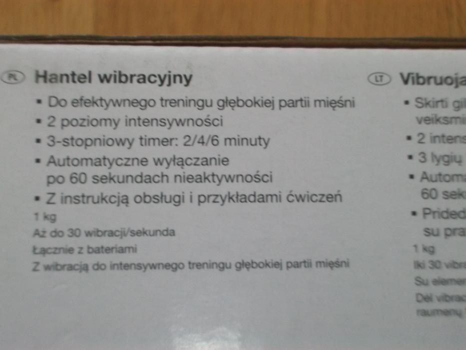 Totalny zjazd! Hantel elektroniczny fitness z wibracją