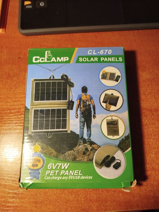 Солнечная панель CCLAMP CL-670 (6V 7W)