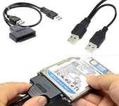 cabo usb para discos sata - transforma HDD internos em HDD portáteis