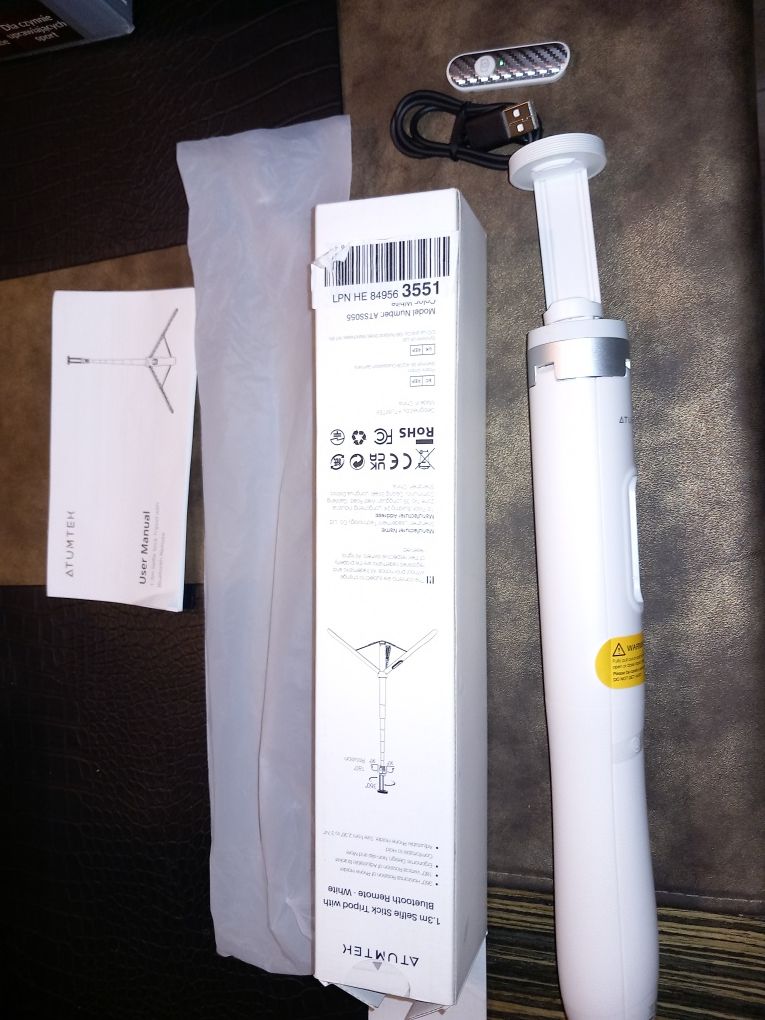 ATUMTEK Statyw kijek do delfin pilot TRIPOD 360° STOJAK iPhone 13