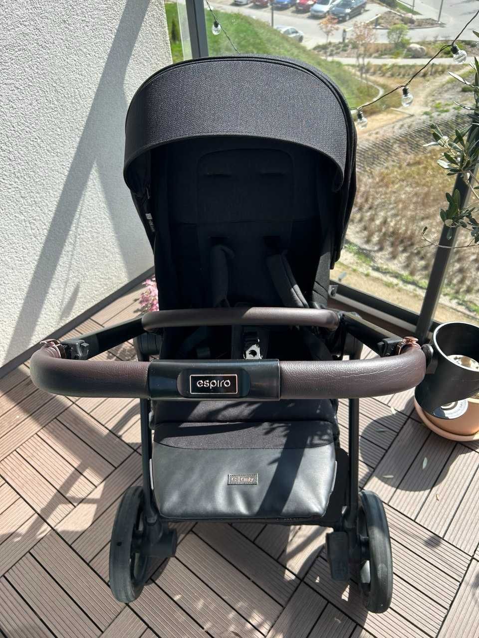 Wózek Espiro Only 410 Stylish Black – wózek 2w1