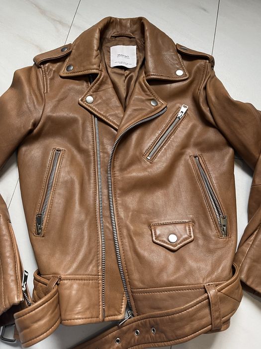 Натуральна шкіра косуха mango