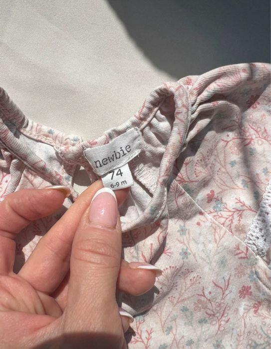 Newbie sukienka 74 cm 6-9 m