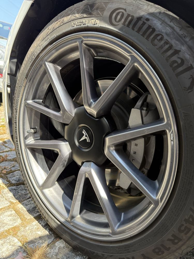 Troco jantes Tesla Model3 18