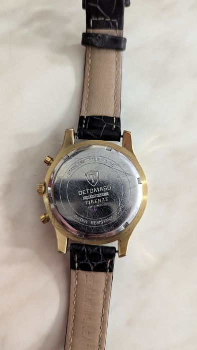Часы Firenze Detomaso hronograph 10 atm, годинник хронограф Італія