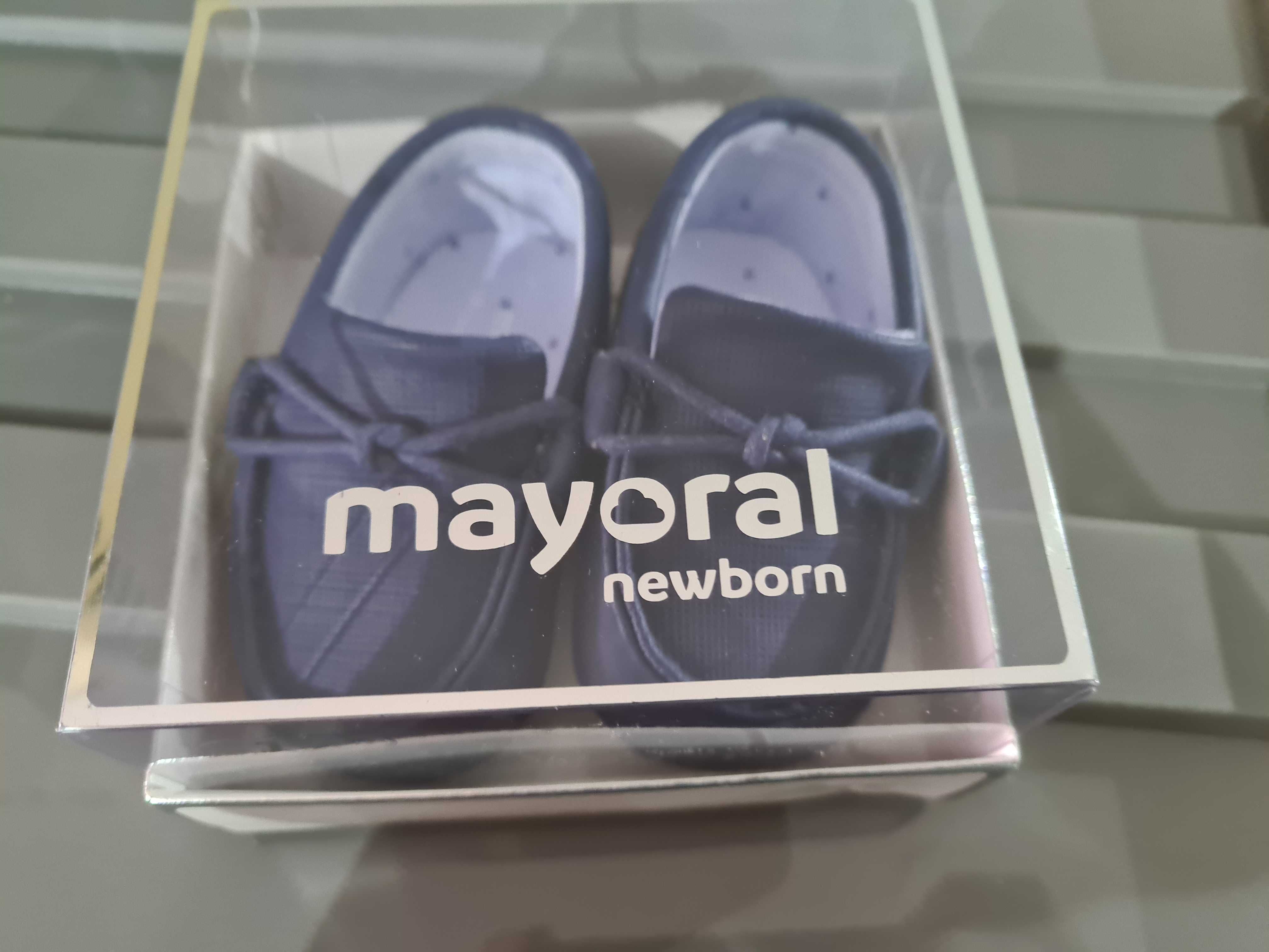 Mocassins Bebé Mayoral NewBorn Azul - Tam. 17 - NOVOS