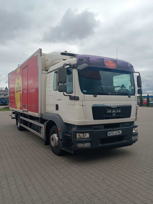 MAN TGM 15.250; EURO5; chłodnia - 16 europalet. PIERWSZY WŁAŚCICIEL.