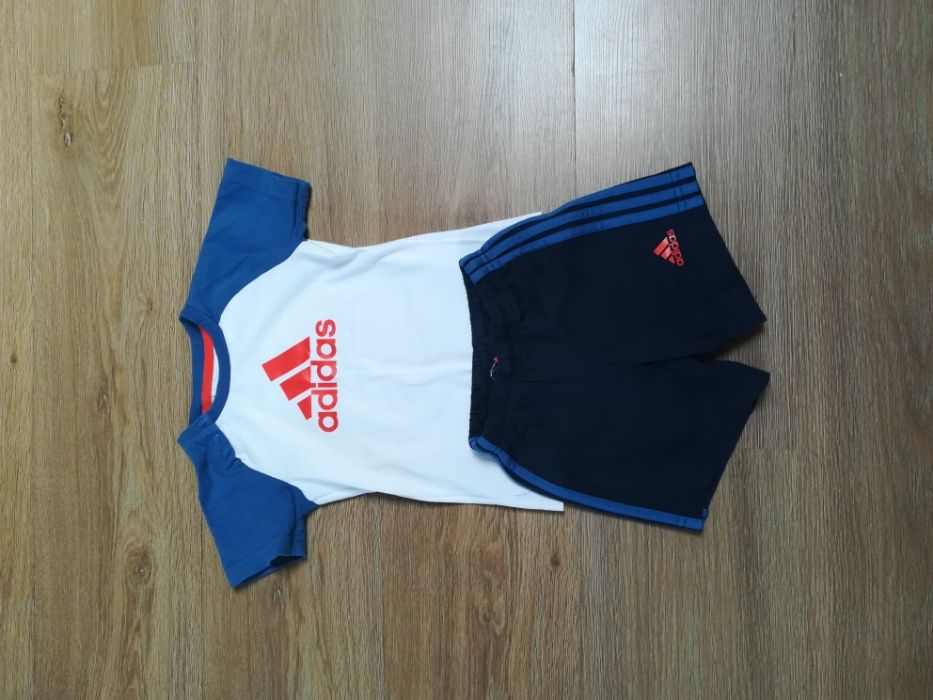 Komplet na lato Adidas rozmiar 86