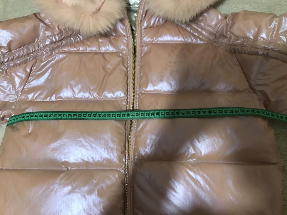 Пуховая куртка, натуральный пух, пуховик оверсайз