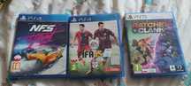 Trzy gry dwie na ps4 jedna na ps5