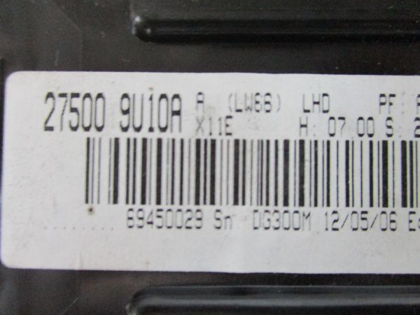 Comando chauffage / sofagem NISSAN Note (E11, NE11)