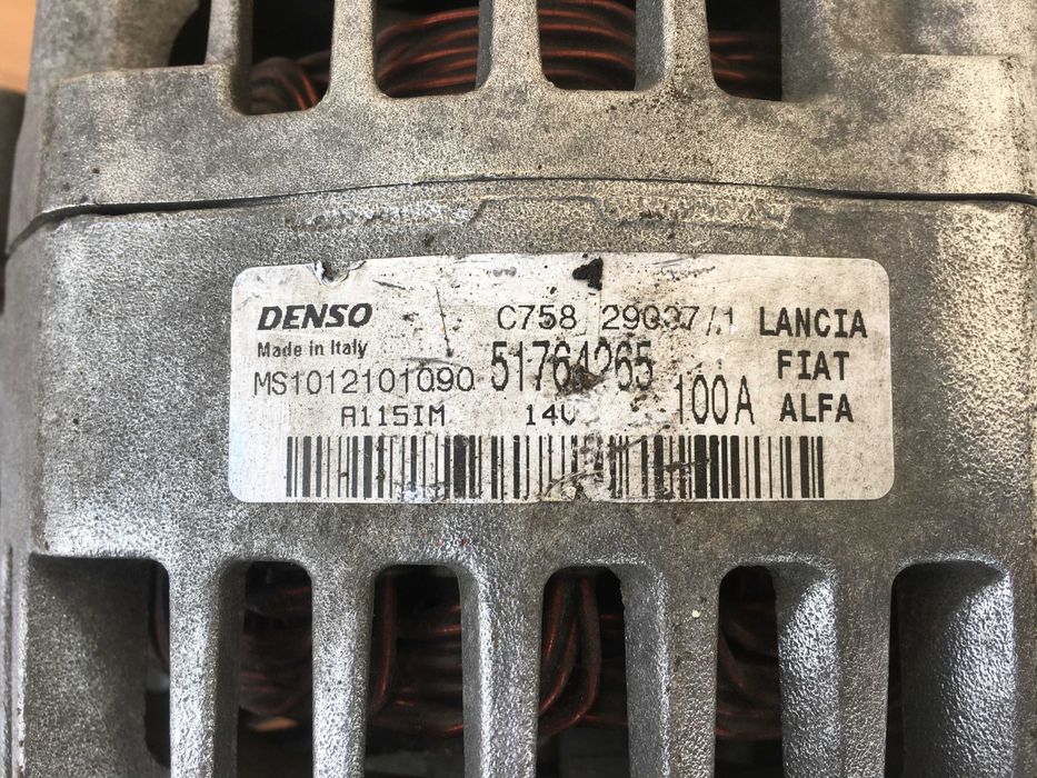 Генератор Fiat Doblo 2. Punto Evo. Grande Punto. Bravo 1.6D Multijet