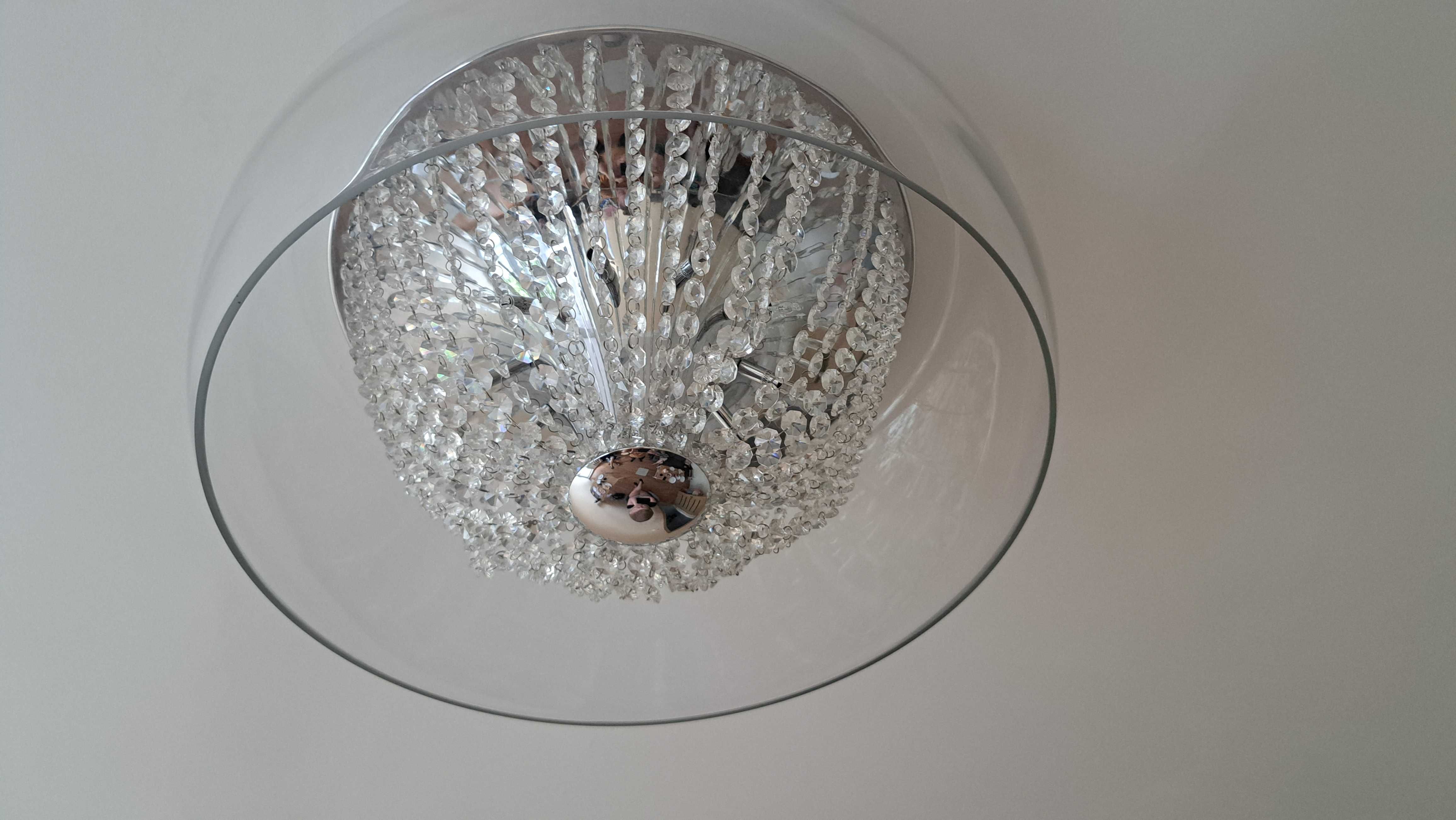 PLAFON  lampa z kryształków