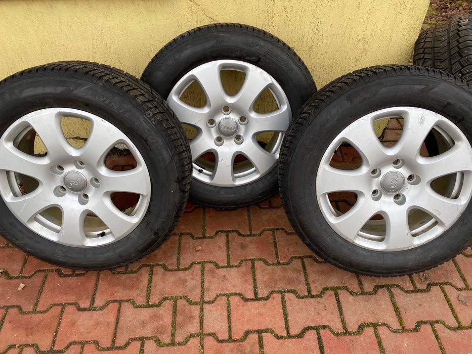 Alufelgi z oponami 18" audi Q7 vw tuareg 5x130 ET 53 zima