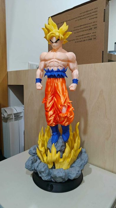 Estátua Son Goku Super Saiyan – 60cm