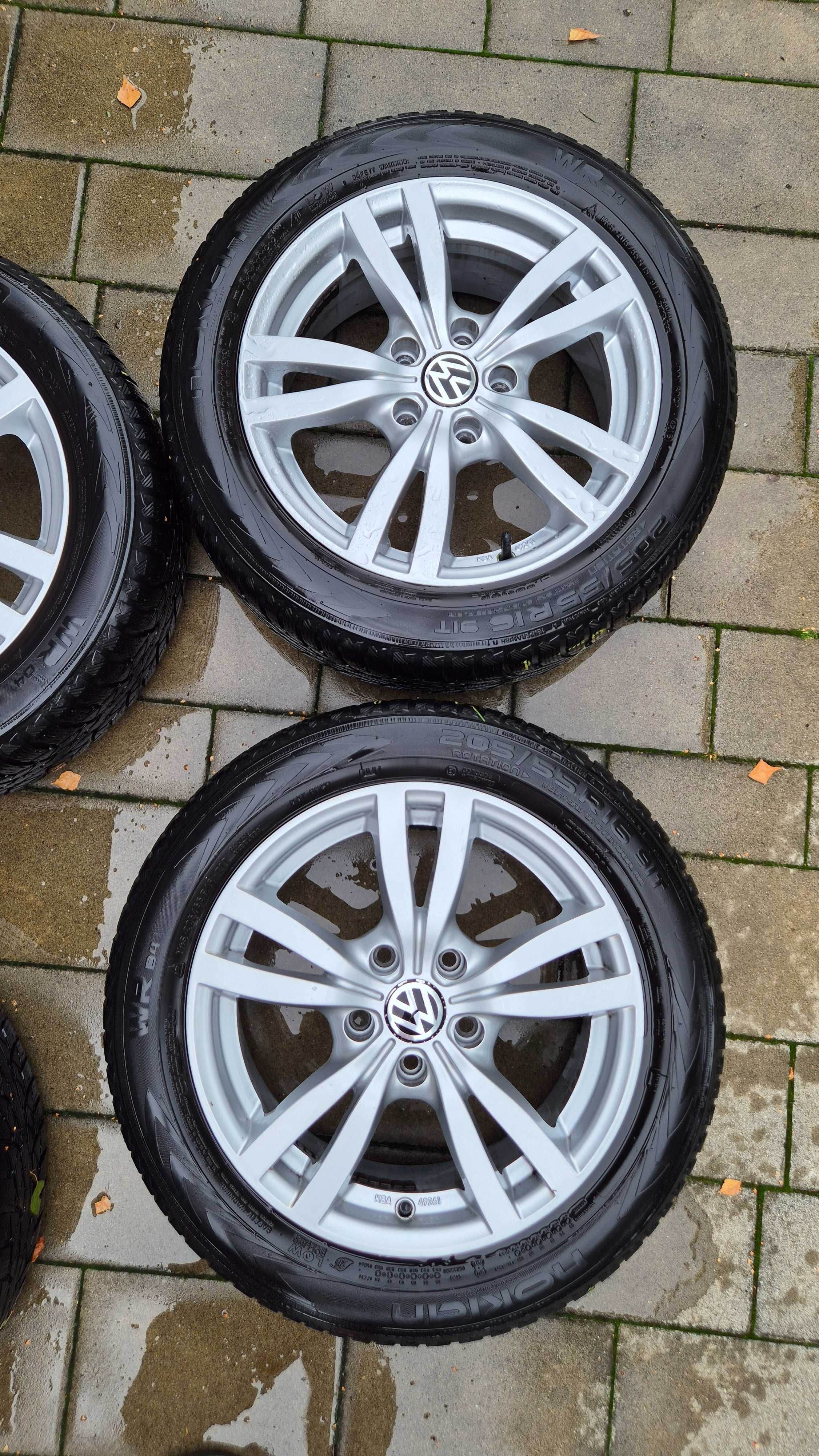 Felgi aluminiowe DEZENT TC 16” + opony zimowe Nokian WR D4 205/55R16